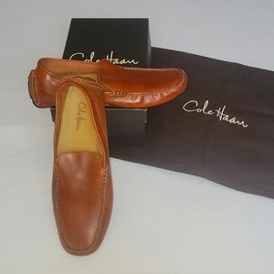 Mens Cole Haan Howland Leather Driving Shoes
